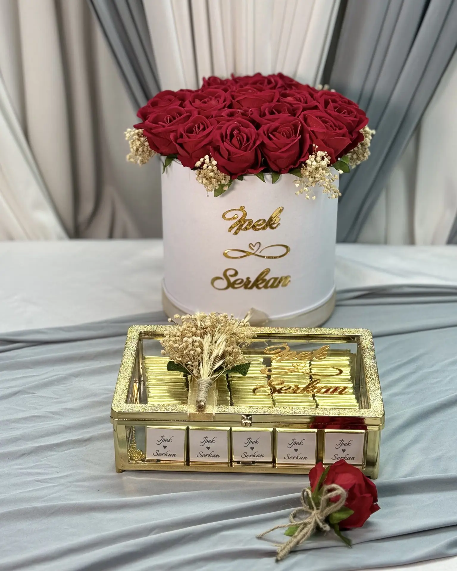 Kız Isteme Çikolatası 100 Adet, Söz Çikolatası, Nişan Çikolatası Isteme Çiçegi , Kahve Yanı Çiçeği